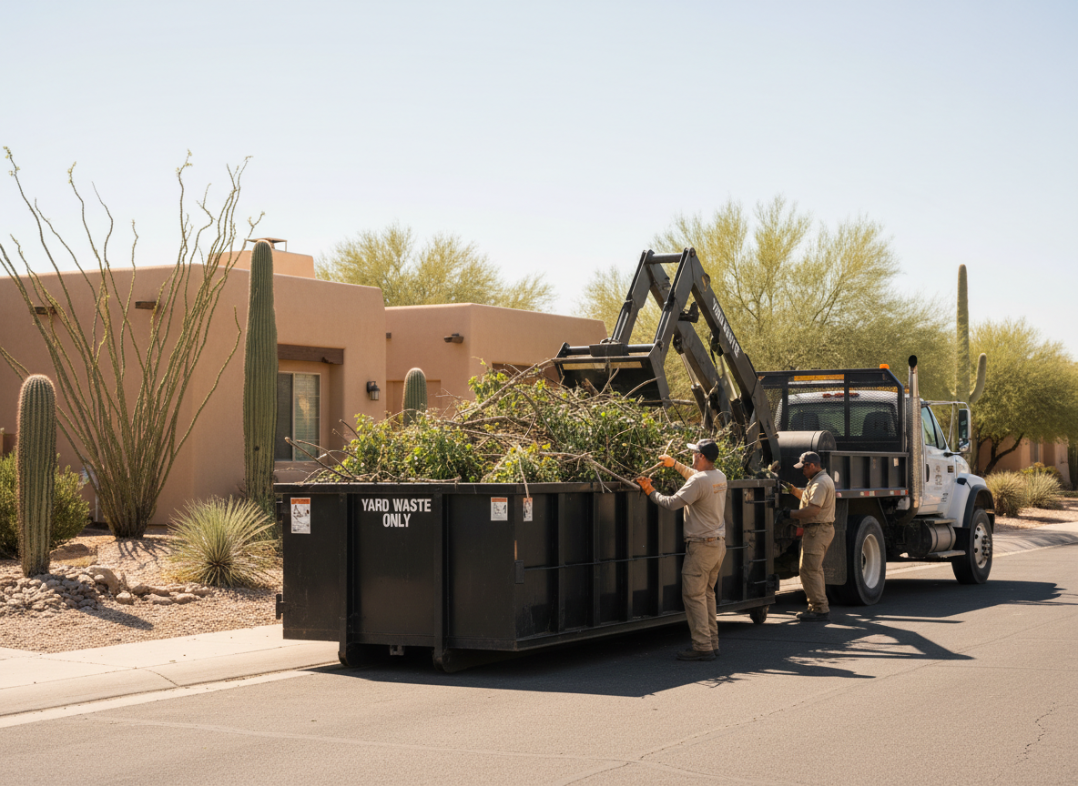 Yard Waste Dumpster Rental in Southwest